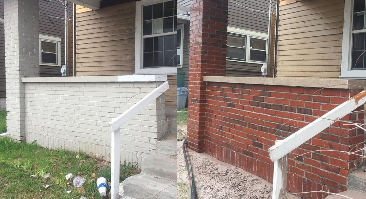 Residential dustless blasting and surface restoration project by Pierre & Co Mobile Blasting (project 4)